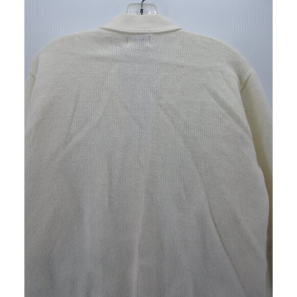 VINTAGE Letterman Cardigan Sweater Medium Cheer Team Varsity 80s USA - Picture 8 of 11